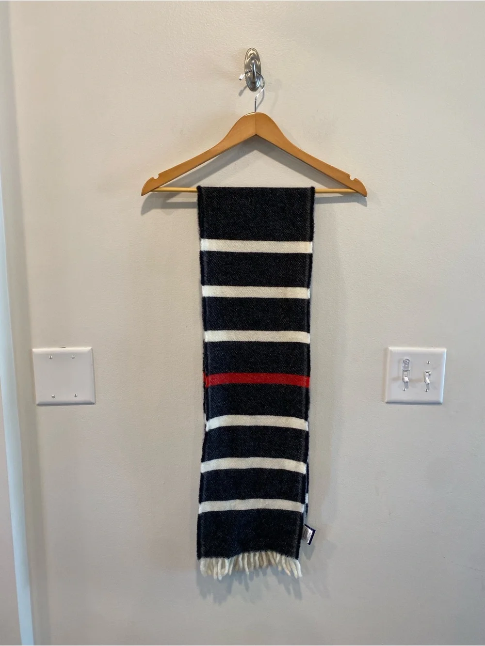 Fairbault woolen mill Co 100% pure wool scarf heritage fisherman outdoors